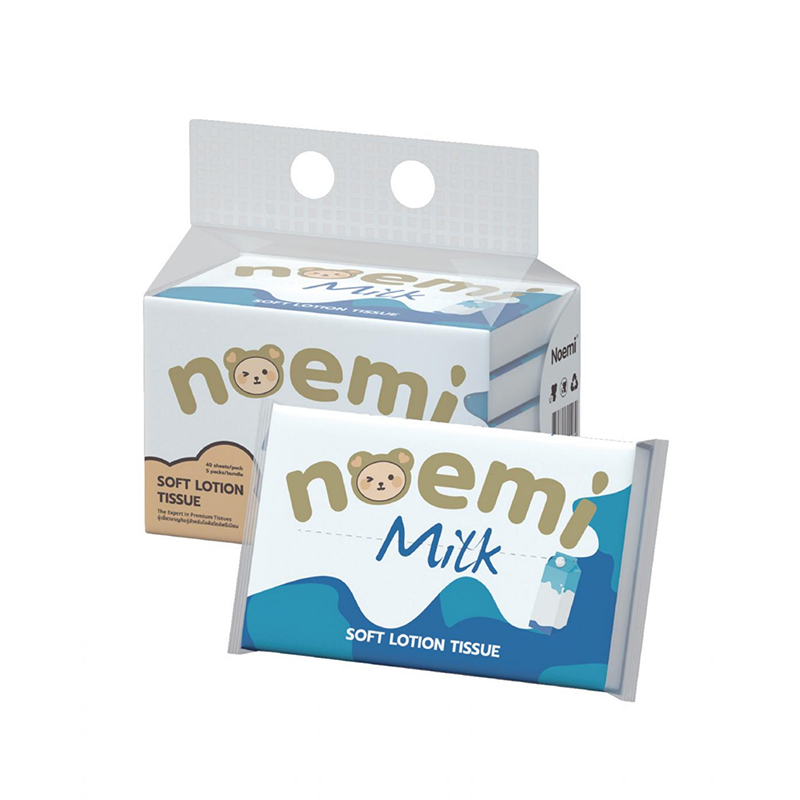 3-слойная мягкая салфетка-лосьон — карманная упаковка из 40 листов (150 × 180 мм)